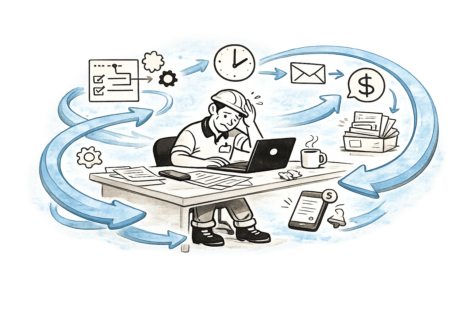Owner overwhelmed by constant operational interruptions